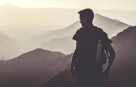 man with view
